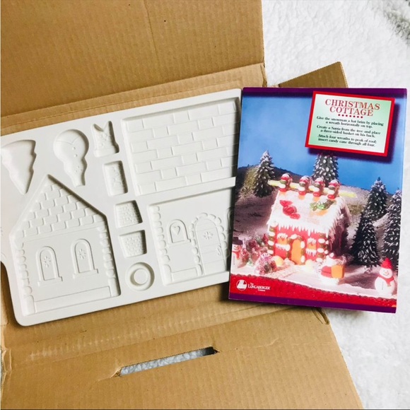 Longaberger Country Cottage Christmas Gingerbread House Mold Set. - Picture 10 of 11